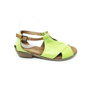 Mago Digby Low Heel Open Toe Leather Comfort Sandals EUR 37/US  7
